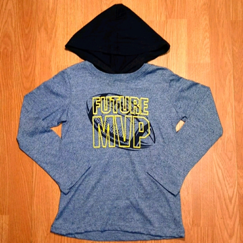NWT Boys Small (6/7) Hoodie | "Future MVP" Graphic | Lightweight & Moisture-Wick